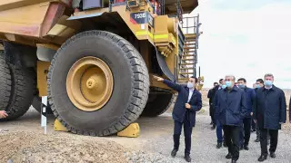 Тоқаев Ақтоғай кен байыту кешеніне барды