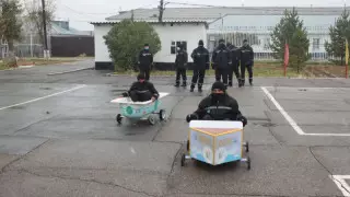 Дөңгелекті ванна: колонияда сотталғандар арасында жарыс ұйымдастырылды