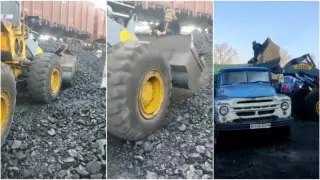 "Бұл ‐ арандату". Әкімдік жүк тиегіштің алдына шыққан әйелдің видеосын түсіндірді