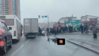 Нұр-Сұлтандағы "Артем" базарының маңында жаяу жүргіншіні қағып кеткен жүргізуші қамауға алынды