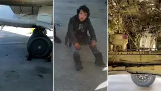 АҚШ-қа ұшақтың шасси бөлігінде ұшып келген мигрант депортациялануы мүмкін