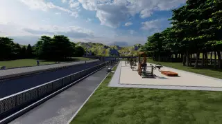 Есікте жазда құрғап қалған өзен жағасы 330 миллион теңгеге абаттандырылады