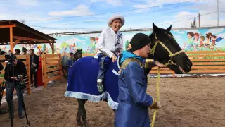 Меркіде аудандар арасында алғашқы иппотерапия бөлімі ашылды