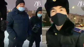 Желіде әскерге шақырылған азамат пен полицейлер арасындағы жанжалдың видеосы тарады