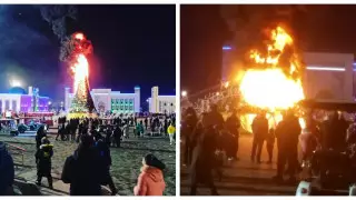 Таразда бас шырша өртеніп кетті