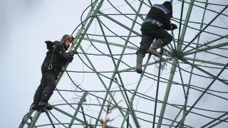 Павлодарда облыстың басты шыршасы алып тасталды