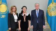 Тоқаев шахматтан әлем чемпионы Бибісара Асаубаеваны қабылдады