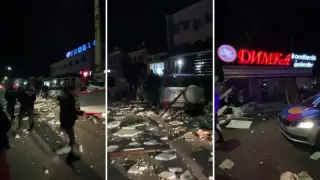 Таразда тізгінге ие бола алмаған жүргізуші дүкенге соғылды