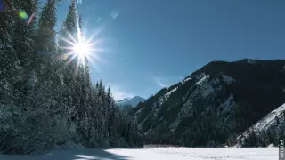 "Нарния не Лапландия дерсің". Көлсайдың қыстағы көрінісі тамсандырады