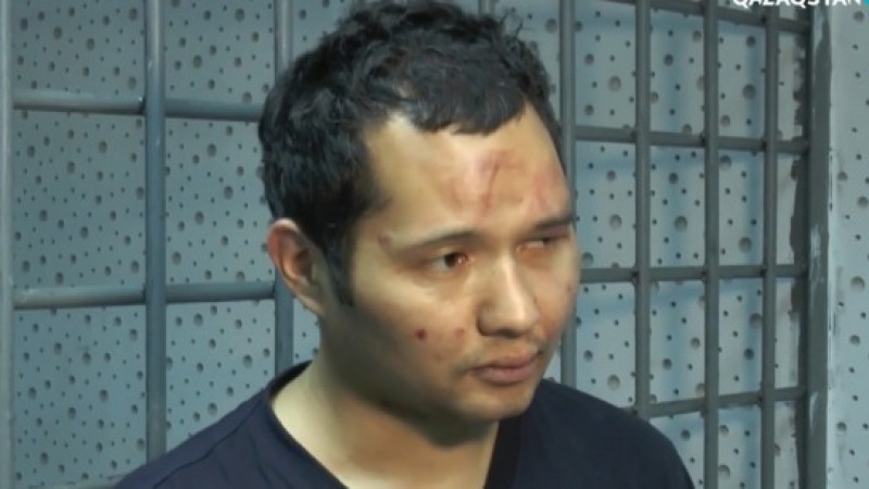 Qazaqstan арнасының видеосынан алынған кадр