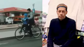 Велосипедпен екі баласын тасыған қызылордалық әкеге қарсы болғанына қарамастан көлік сыйланды
