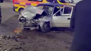 Нұр-Сұлтанда жүргізуші бағдаршамның қызыл түсіне өтіп кетіп, жол апатына ұшырады