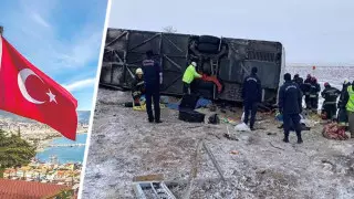 Түркияда туристер отырған автобус аударылды: алты адам көз жұмды