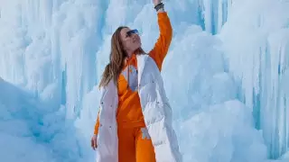 "Керемет айсберг". Алматы облысында тағы "мұз жанартауы" пайда болды