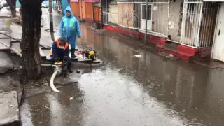 Алматыда бірнеше көшені су басты