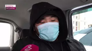 Алматыда белгісіз біреулер "Яндекс.Такси" жүргізушісін 18 рет пышақтап кеткен