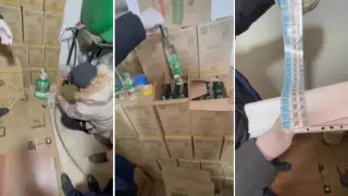 Түркістан облысында танымал ішімдік маркаларын қолдан жасағандар ұсталды