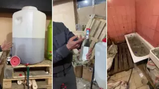 Өскеменде коньяк пен арақты қолдан жасағандар ұсталды