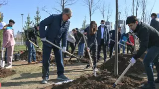 Тоқаев Ботаникалық бақта көшет отырғызды