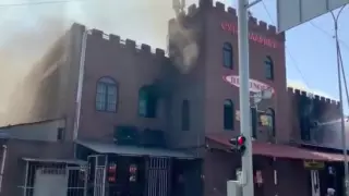 Алматыда ірі супермаркеттен өрт шықты