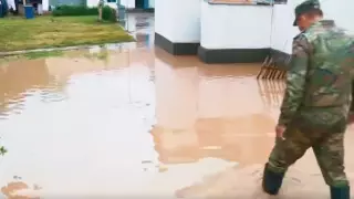 Түркістан облысында жаңбыр суы көшелер мен үйлерді басып қалды