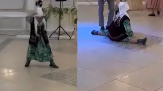 "Апамыз от қой!" Желіде тойда шпагатқа отырған "әженің" видеосы қызу талқыға түсті