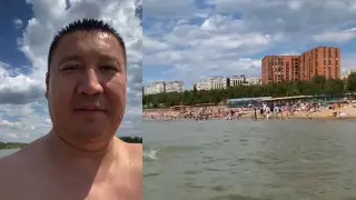 "Суы керемет". Павлодар әкімі тікелей эфирде Ертіс өзеніне түсті