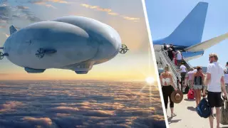 Туристер курорттарға ұшақтың орнына гелий дирижаблмен жетеді