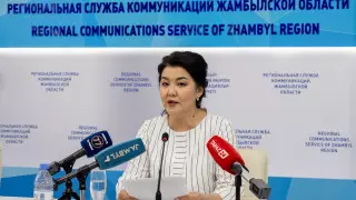 Ажар Ғиният жұмыс сапарымен Жамбыл облысына келді