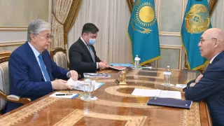 Президент АХҚО басқарушысы Қайрат Келімбетовті қабылдады
