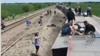 АҚШ-та жолаушылар пойызы рельстен шығып кетті: қаза тапқандар бар