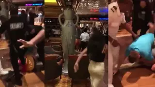 Круиз жолаушыларының би алаңындағы жаппай төбелесі видеоға түсіп қалды