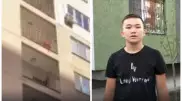 Алматыда студент 7-қабаттан құлай жаздаған баланы құтқарып қалды