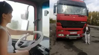 Жүк көлігін жүргізетін талдықорғандық әйел: Табысы миллионға жуық