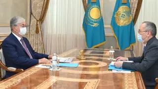 Тоқаев Қаржы мониторингі агенттігінің төрағасын қабылдады