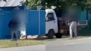 Павлодарда қоғамдық орында әдепсіз әрекет жасаған ер адам қамауға алынды