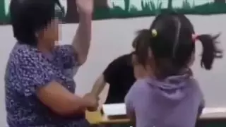 Түркістан облысындағы балабақшада баланы ұрып-соғу сәті видеоға түсіп қалған