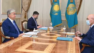 Тоқаев "Астана" халықаралық қаржы орталығының басқарушысын қабылдады