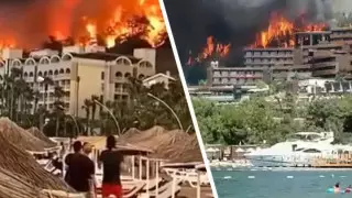 Анталия қонақүйінде өрт болып, туристерді шошытты