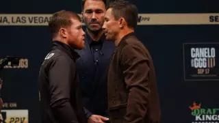 Головкин мен "Канело" жекпе-жек алдында баспасөз мәслихатын өткізді