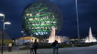 Астананың көрікті жерлерінің бірінен керемет көрініс видеоға түсірілді