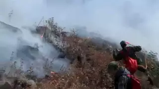 Бурабай аумағындағы Көкшетау тауында өрт шықты