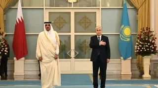 Тоқаев Ақордада Қатар әмірімен кездесті