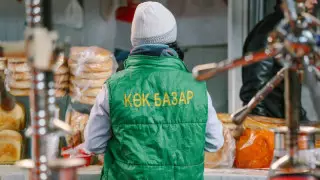 Алматыда Көк базар сатушылары наразылыққа шықты