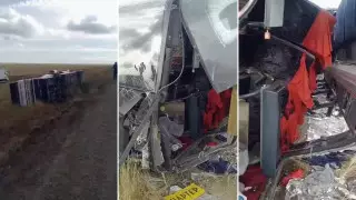 Ақтөбе облысында тасжолда адамдар отырған автобус аударылып кетті