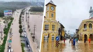 Пхукет су астында қалды: көшелерде тасқын белге дейін көтерілді