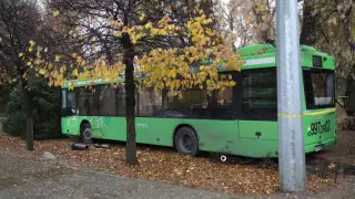 "Алматыэлектркөлік" автобус апатынан зардап шеккен жүргізушінің жағдайын айтты