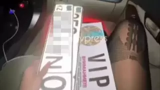 Қаскелеңде "VIP-рұқсат қағазбен" көлік жүргізген қыз жазаланды