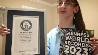 Әлемдегі ең биік әйел алғаш рет ұшып көрді