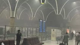 Бағдад әуежайында өрт шықты - видео